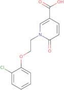 1-[2-(2-Chlorophenoxy)ethyl]-6-oxo-1,6-dihydropyridine-3-carboxylic acid