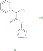 2-Amino-2-phenyl-N-(1H-pyrazol-4-yl)acetamide dihydrochloride