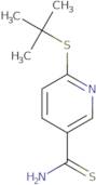 6-(tert-Butylsulfanyl)pyridine-3-carbothioamide