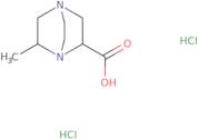 6-Methyl-1,4-diazabicyclo[2.2.2]octane-2-carboxylic acid dihydrochloride