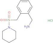 {2-[(Piperidine-1-sulfonyl)methyl]phenyl}methanamine hydrochloride