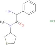 2-Amino-N-methyl-2-phenyl-N-(thiolan-3-yl)acetamide hydrochloride