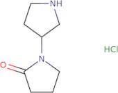 1-(Pyrrolidin-3-yl)pyrrolidin-2-one hydrochloride