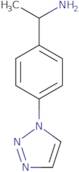 1-[4-(1H-1,2,3-Triazol-1-yl)phenyl]ethan-1-amine