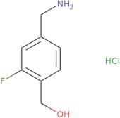 [4-(Aminomethyl)-2-fluorophenyl]methanol hydrochloride