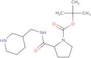 tert-Butyl 2-[(piperidin-3-ylmethyl)carbamoyl]pyrrolidine-1-carboxylate