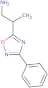 2-(3-Phenyl-1,2,4-oxadiazol-5-yl)propan-1-amine