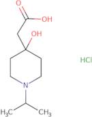 2-[4-Hydroxy-1-(propan-2-yl)piperidin-4-yl]acetic acid hydrochloride