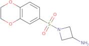 1-(2,3-Dihydro-1,4-benzodioxine-6-sulfonyl)azetidin-3-amine