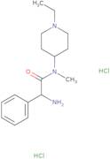 2-Amino-N-(1-ethylpiperidin-4-yl)-N-methyl-2-phenylacetamide dihydrochloride