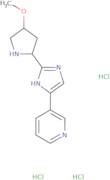 3-[2-(4-Methoxypyrrolidin-2-yl)-1H-imidazol-4-yl]pyridine trihydrochloride