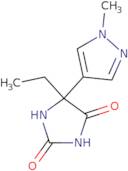 5-Ethyl-5-(1-methyl-1H-pyrazol-4-yl)imidazolidine-2,4-dione