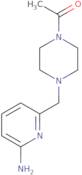 1-(4-((6-Aminopyridin-2-yl)methyl)piperazin-1-yl)ethanone