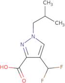 4-(Difluoromethyl)-1-(2-methylpropyl)-1H-pyrazole-3-carboxylic acid