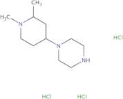 1-(1,2-Dimethylpiperidin-4-yl)piperazine trihydrochloride