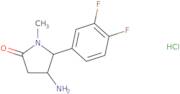 4-Amino-5-(3,4-difluorophenyl)-1-methylpyrrolidin-2-one hydrochloride