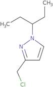 3-(Chloromethyl)-1-(pentan-3-yl)-1H-pyrazole