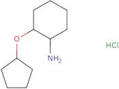 2-(Cyclopentyloxy)cyclohexan-1-amine hydrochloride