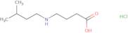 4-[(3-Methylbutyl)amino]butanoic acid hydrochloride