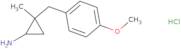 2-[(4-Methoxyphenyl)methyl]-2-methylcyclopropan-1-amine hydrochloride