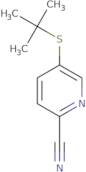 5-(tert-Butylsulfanyl)pyridine-2-carbonitrile