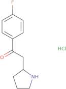 1-(4-Fluorophenyl)-2-(pyrrolidin-2-yl)ethan-1-one hydrochloride