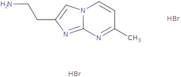 2-{7-Methylimidazo[1,2-a]pyrimidin-2-yl}ethan-1-amine dihydrobromide