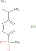 2-(4-Methanesulfonylphenyl)propan-1-amine hydrochloride