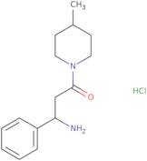 3-Amino-1-(4-methylpiperidin-1-yl)-3-phenylpropan-1-one hydrochloride