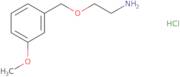 2-[(3-Methoxyphenyl)methoxy]ethan-1-amine hydrochloride