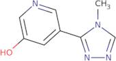 5-(4-Methyl-4H-1,2,4-triazol-3-yl)pyridin-3-ol