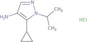 5-Cyclopropyl-1-(propan-2-yl)-1H-pyrazol-4-amine hydrochloride