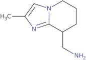 {2-Methyl-5H,6H,7H,8H-imidazo[1,2-a]pyridin-8-yl}methanamine