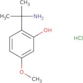 2-(2-Aminopropan-2-yl)-5-methoxyphenol hydrochloride