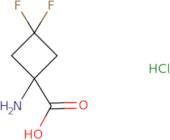 1-Amino-3,3-difluorocyclobutane-1-carboxylic acid hydrochloride