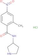 2-Methyl-4-nitro-N-(pyrrolidin-3-yl)benzamide hydrochloride