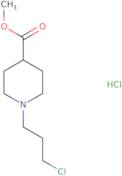 Methyl 1-(3-chloropropyl)piperidine-4-carboxylate hydrochloride