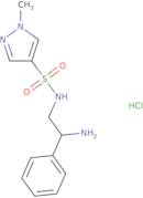 N-(2-Amino-2-phenylethyl)-1-methyl-1H-pyrazole-4-sulfonamide hydrochloride