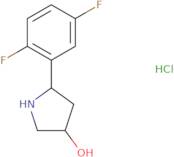 5-(2,5-Difluorophenyl)pyrrolidin-3-ol hydrochloride