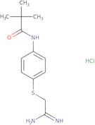 N-{4-[(Carbamimidoylmethyl)sulfanyl]phenyl}-2,2-dimethylpropanamide hydrochloride