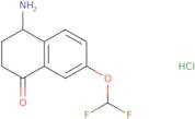 4-Amino-7-(difluoromethoxy)-1,2,3,4-tetrahydronaphthalen-1-one hydrochloride