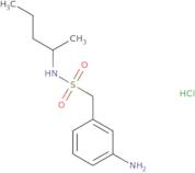 1-(3-Aminophenyl)-N-(pentan-2-yl)methanesulfonamide hydrochloride