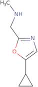 [(5-Cyclopropyl-1,3-oxazol-2-yl)methyl](methyl)amine