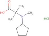 2-[Cyclopentyl(methyl)amino]-2-methylpropanoic acid hydrochloride