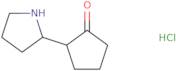 2-(Pyrrolidin-2-yl)cyclopentan-1-one hydrochloride