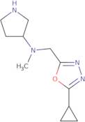N-[(5-Cyclopropyl-1,3,4-oxadiazol-2-yl)methyl]-N-methylpyrrolidin-3-amine