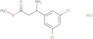 Methyl (3S)-3-amino-3-(3,5-dichlorophenyl)propanoate hydrochloride