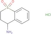 (4S)-4-Amino-3,4-dihydro-2H-1lambda6-benzothiopyran-1,1-dione hydrochloride