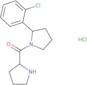 2-(2-Chlorophenyl)-1-[(2S)-pyrrolidine-2-carbonyl]pyrrolidine hydrochloride