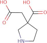 3-(Carboxymethyl)pyrrolidine-3-carboxylic acid